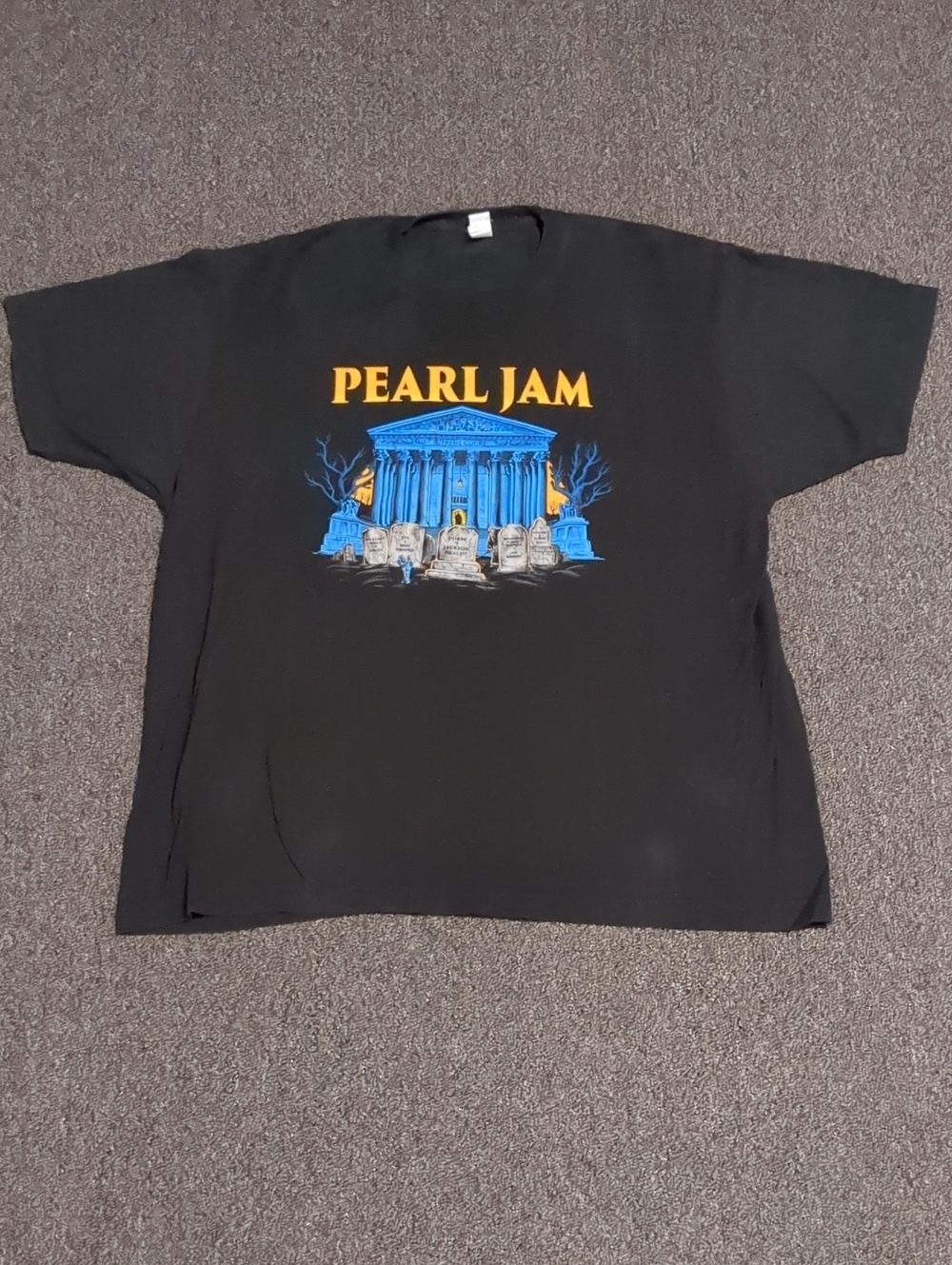 Pearl Jam Size XL 2022 Halloween Supreme Court Black T-Shirt